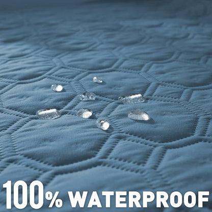 SYSLOON Waterproof Dog Bed Cover Sofa,Car,40"x50",Grayish Blue