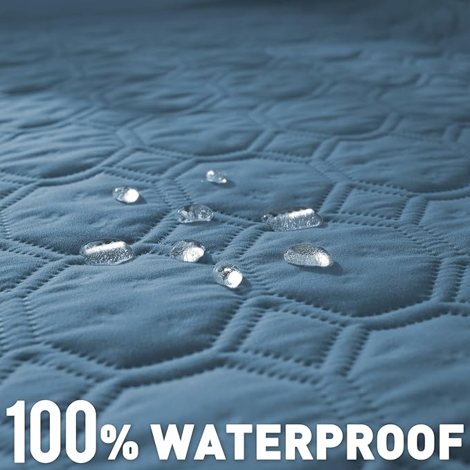 SYSLOON Waterproof Dog Bed Cover Sofa,Car,30"x53",Grayish Blue