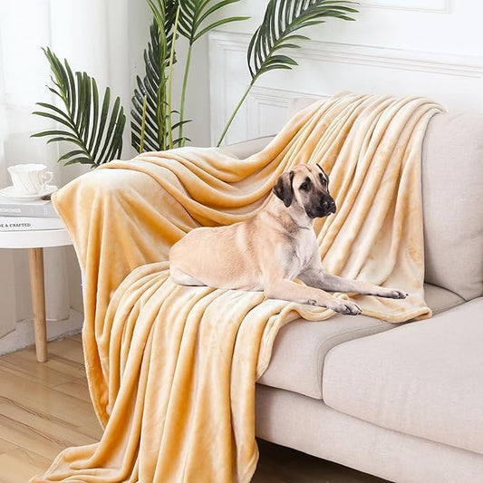 Dog Blankets for Medium Dogs Washable 80x90 Inch)