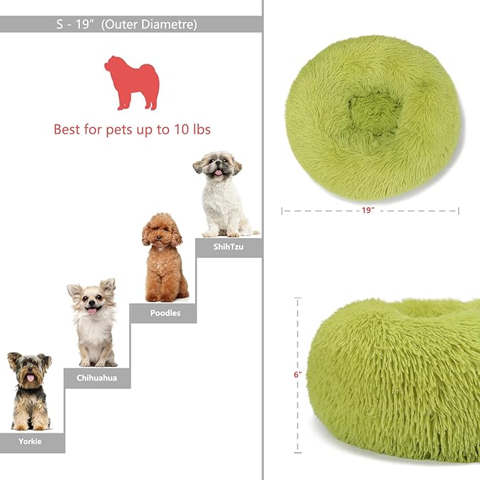 Small Dog Bed Calming Dogs Bed for Small