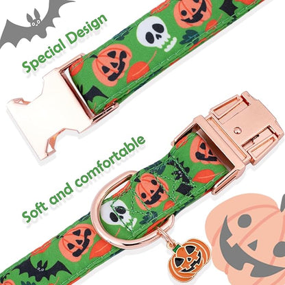 Faygarsle Bow Tie Halloween Fall Dog Collar