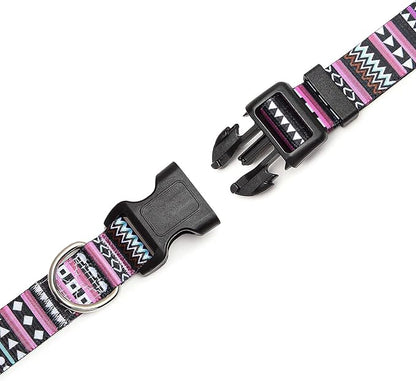 Adjustable Dog Collar with Patterns