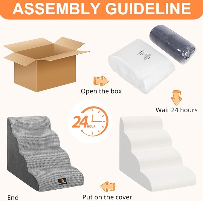 Dog Stairs for Small Dogs 5 Step