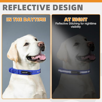 KOOLTAIL Tactical Dog Collar with Handle-Heavy Duty Dog Collar for Military Training