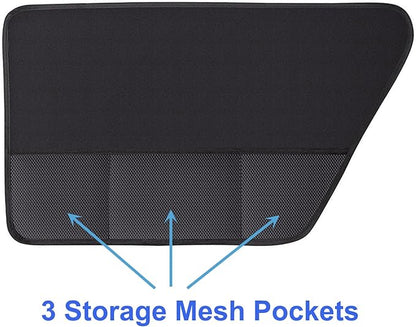 Dog Car Door Protector Vehicle Door Cover Protector for Dogs Pet Car Door Cover Anti-Scratch Waterproof Car Door Covers Guard Durable 600D Oxford Dog Car Door Protector 28" x 17" 2 Pack