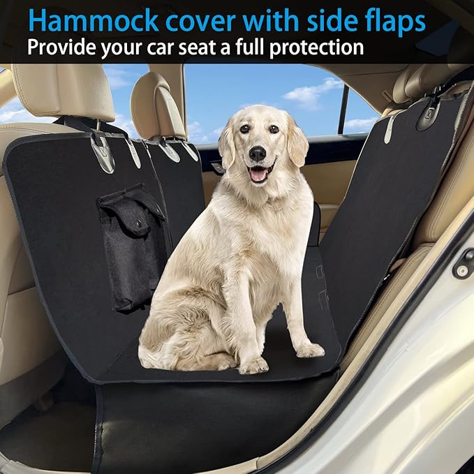 Dog Seat Cover for Back Seat-More Durable Waterproof Backseat Protector