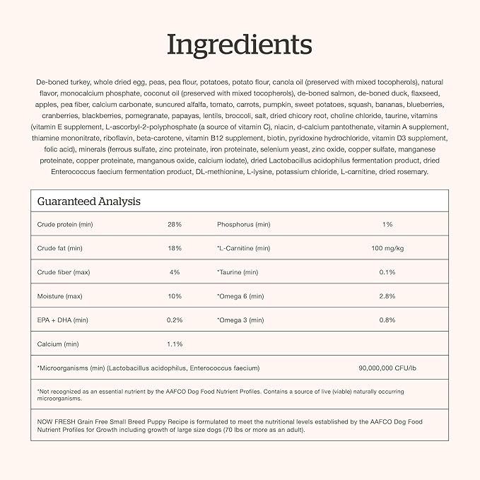 Now Fresh Grain-Free Dry Dog Food 3.5 lb