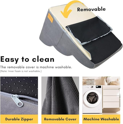 Dog Stairs Steps for High Bed JYpawsiepal Dog Stairs for Small Dog 5 Step