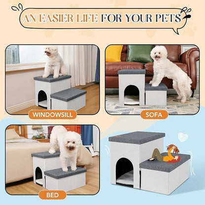 Dog Stairs for Small Dogs 22 in(2