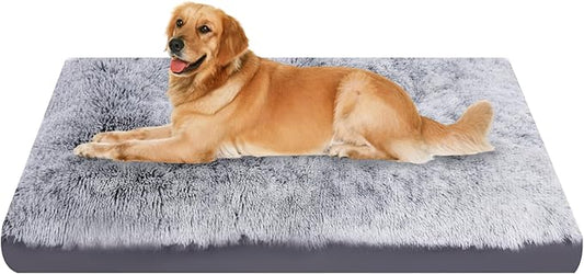Plush Dog Crate Beds 42" x 28" x 3")