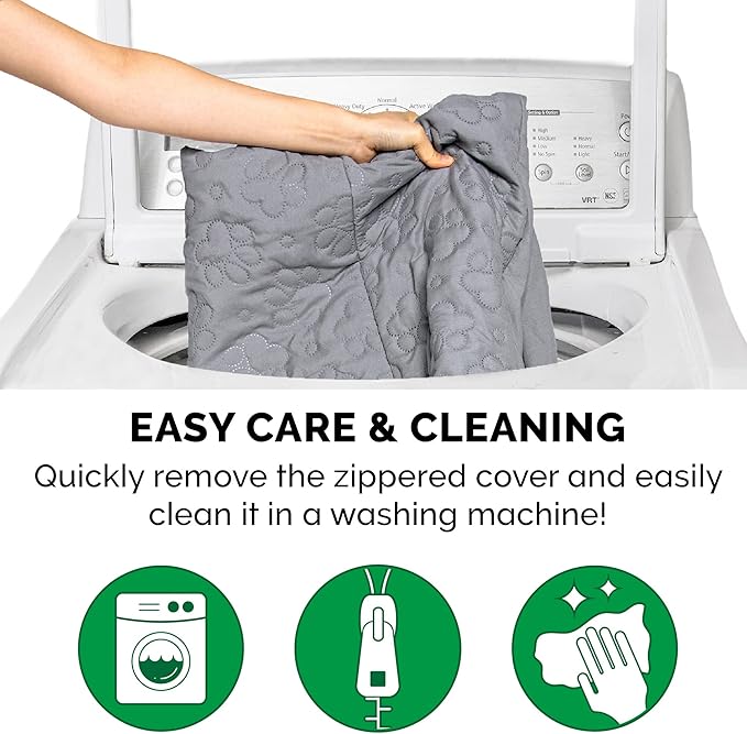 Furhaven Memory Foam Dog Bed for Medium/Small Dogs w/ Removable Bolsters & Washable Cover 35 lbs