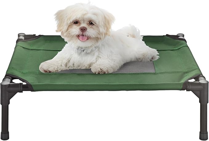 Elevated Dog Bed – 24.5x18.5 Portable Bed 25lbs By