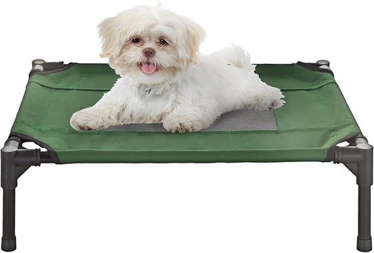 Elevated Dog Bed – 24.5x18.5 Portable Bed 25lbs By