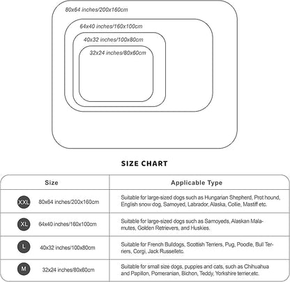 Allisandro Luxurious Dog Blanket 350 GSM 64" x 40"