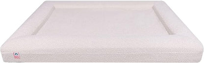 Replacement Cover Only (Beds Sold Separately) - Creamy White Boucle - Machine Washable - Anti-Slip - YKK Zippered (Extra Large)