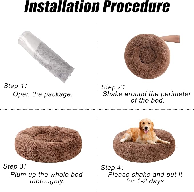 Calming Dog Bed 20" x 20")