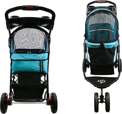 Petique Revolutionary Durable Pet Stroller 55LBS -