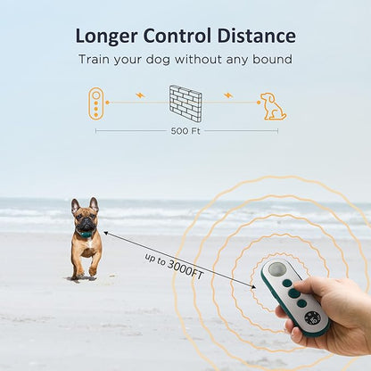 PATPET Dog Training Collar with Remote 3 Adjustable (8-120 lbs)