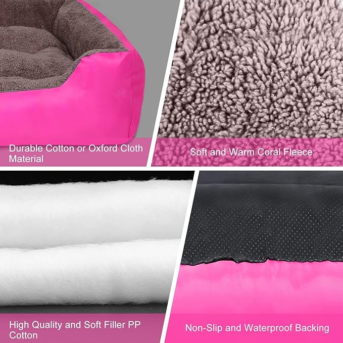 PUPPBUDD Dog Beds for Medium Dogs