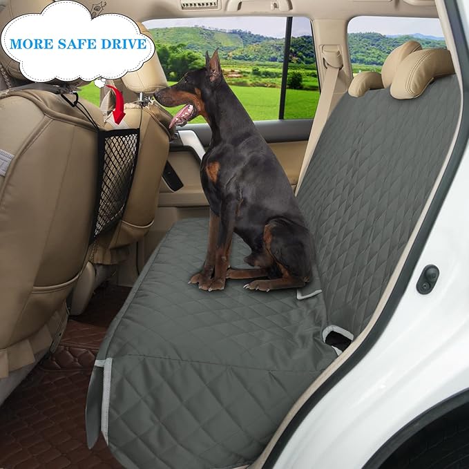 Dog Seat Cover for Back Seat More Durable Waterproof Backseat Protector