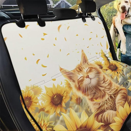 AFPANQZ Sunflower Cat Dog Cat Seat Cover Bucket