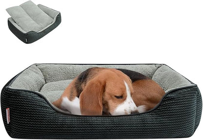 Miguel Dog Bed with Removable Cushion/Pillow for Medium Small Dogs 30 Inch