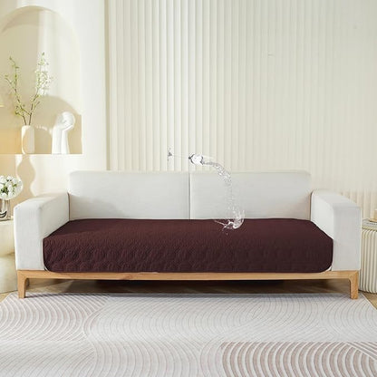 SYSLOON Waterproof Dog Bed Cover Sofa,Car,82"x102",Coffee