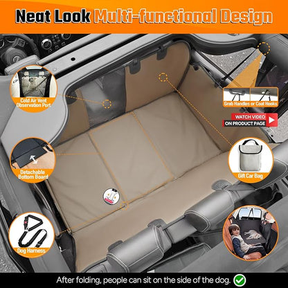 Next-Gen Back Seat Extender for Dogs 500lbs,Travel Dog