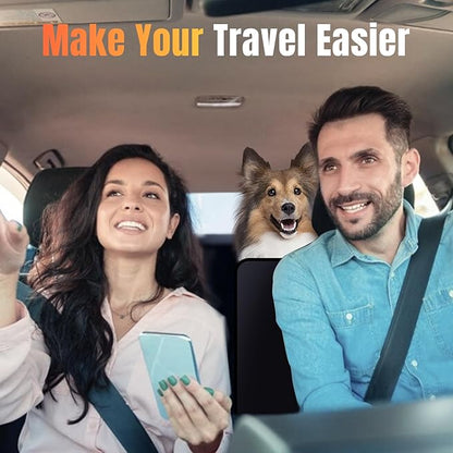 Hard Bottom Dog Carrier in Car