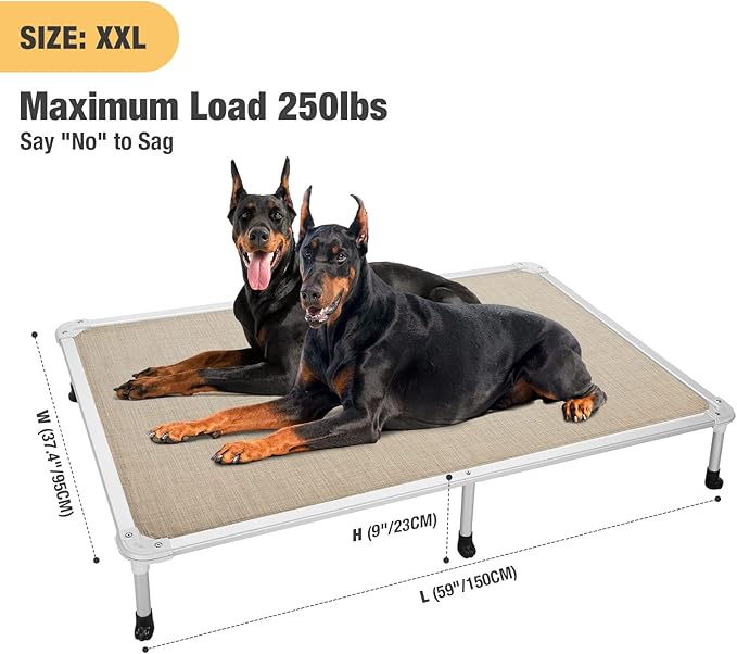 Veehoo Chew Proof Elevated Dog Bed