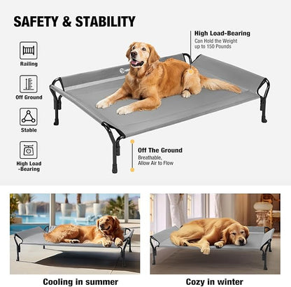 Veehoo Cooling Raised Dog Bed