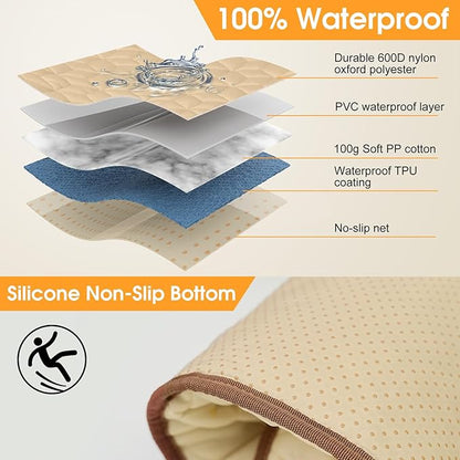 Dog Car Seat Cover for Trucks F150 Ram 1500, Waterproof