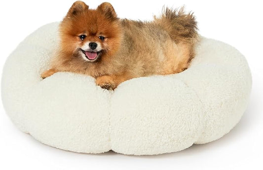 Lesure Calming Small Dog Bed 25 lbs, 23"