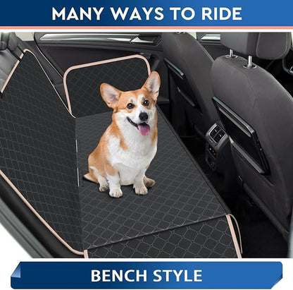 Dog Car Seat Cover Dog Seat Cover for Back Seat Scratch Prevention Dog Hammock Protects Against Dirt Dog Seat Covers for Cars Fits for Small SUVs and Trucks 60"x 64"