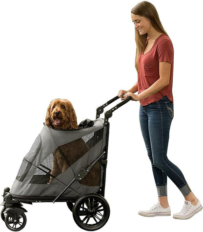 Pet Gear NO-Zip Pet Stroller with Dual Entry 1 Model, 4 Colors