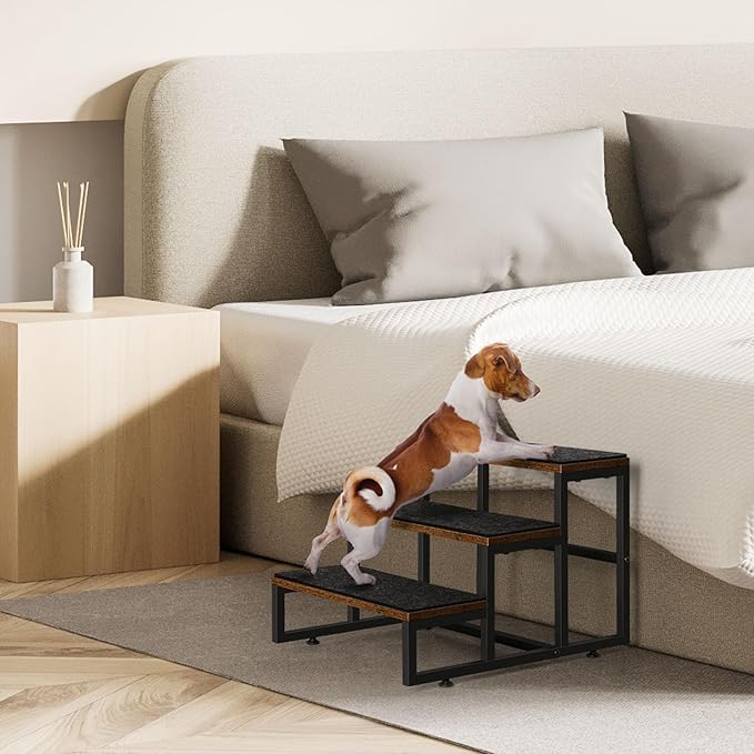 Dog Stairs for Small Dogs 3 Tier, 3 Steps