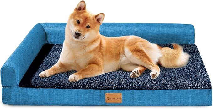 Patas Lague Orthopedic Dog Bed for Medium Dogs 36''X24''