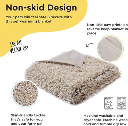 Best Friends by Sheri Calming Shag Dog Blanket for Large Dogs 60" x 80"
