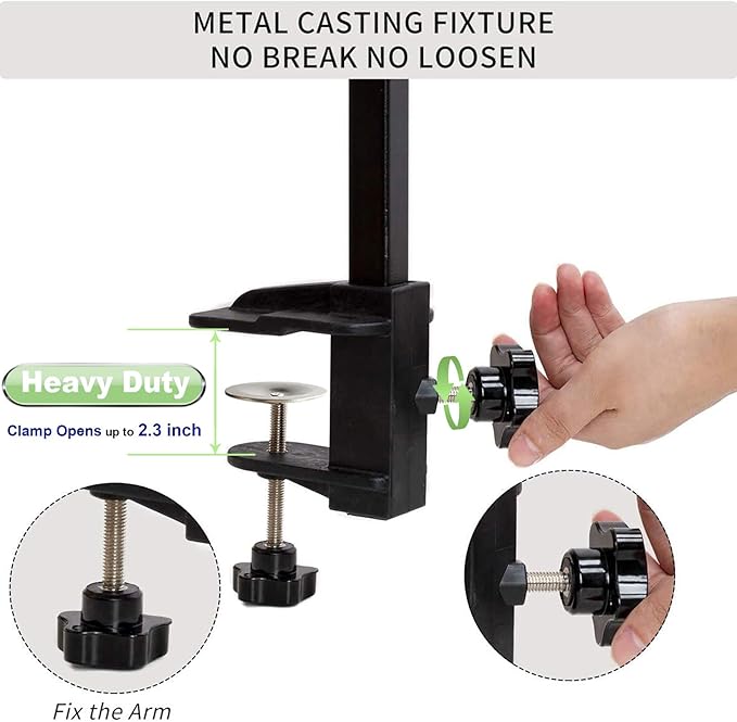 Foldable Pet Dog Grooming Arm with Clamp 35.5" Height