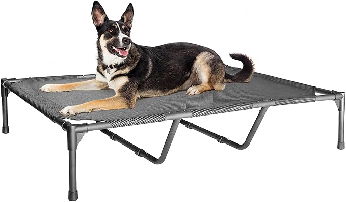 Bestio Elevated Dog Bed 44x32x9 Inch 120 lbs