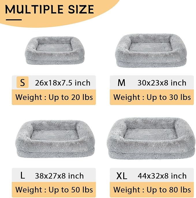 pettycare Calming Dog Beds for Small Dogs