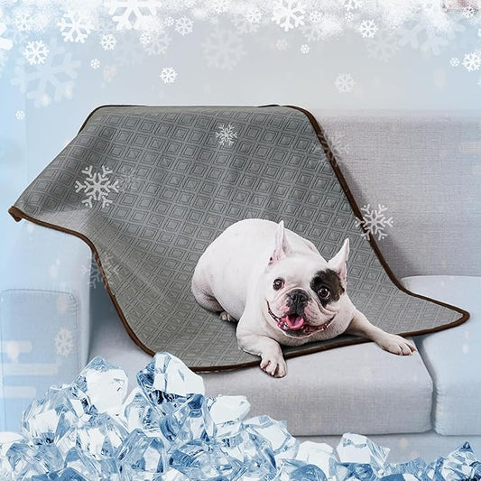 Qeils Cooling Dog Blanket for All Season 25x35