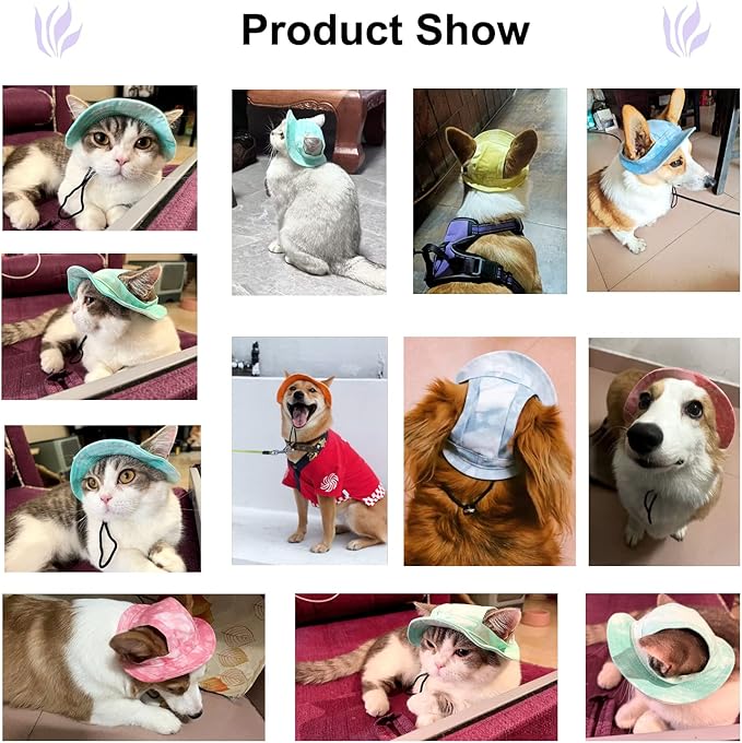 HDKUW Dog Bucket Hats