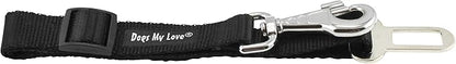 Dogs My Love Adjustable 15"-25 Long Leash Car 1" Wide