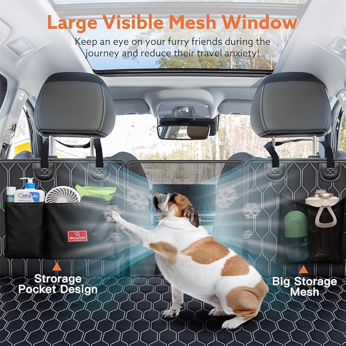 Ultimate Dog Car Seat Cover 400lbs& Waterproof,with 630D Oxford-Fabric-Ideal