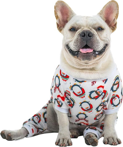 CuteBone Dog Pajamas Christmas Clothes Pjs for Small P112S