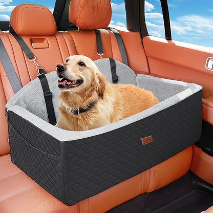 Dog Car Seat for Large Medium Dog 55 lbs 2 Small