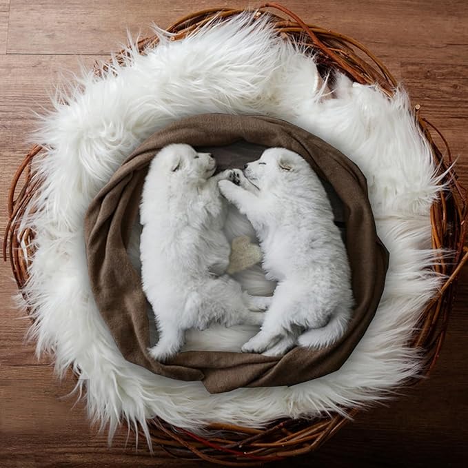 Fluffy Small Dog Cat Bed Mat