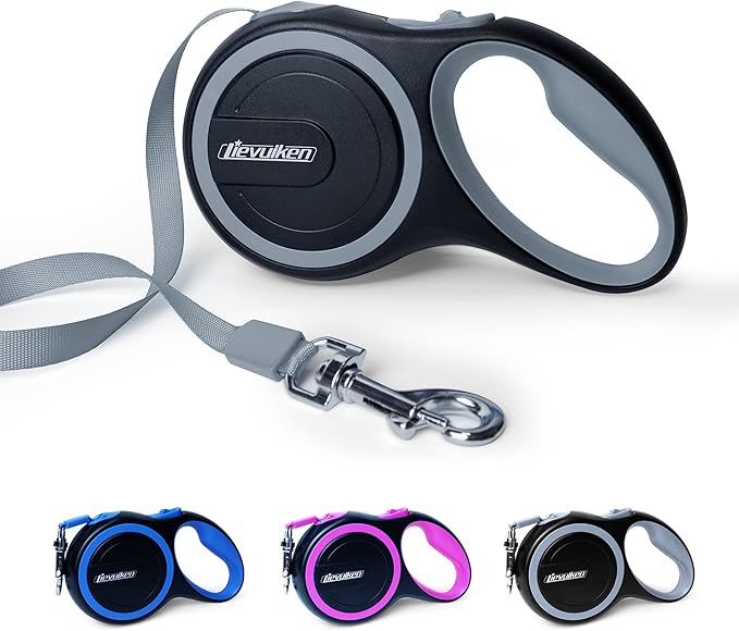 16 FT Retractable Dog Leash with No Tangle for Dog up to 44lbs