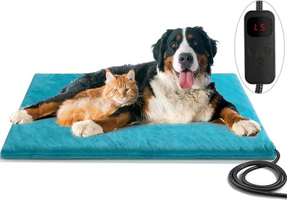 Super Large Size Outdoor Pet Heating Pad for Dogs 6 Temp 5 Timers